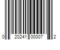 Barcode Image for UPC code 020241000072