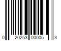 Barcode Image for UPC code 020253000053