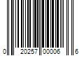 Barcode Image for UPC code 020257000066