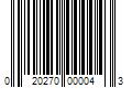 Barcode Image for UPC code 020270000043