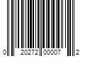 Barcode Image for UPC code 020272000072