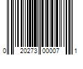 Barcode Image for UPC code 020273000071