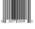 Barcode Image for UPC code 020277000060