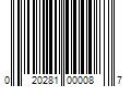 Barcode Image for UPC code 020281000087