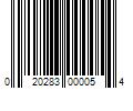 Barcode Image for UPC code 020283000054