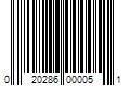 Barcode Image for UPC code 020286000051