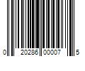 Barcode Image for UPC code 020286000075