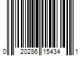 Barcode Image for UPC code 020286154341