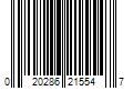 Barcode Image for UPC code 020286215547