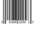 Barcode Image for UPC code 020286222583