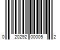 Barcode Image for UPC code 020292000052