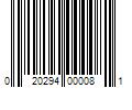 Barcode Image for UPC code 020294000081