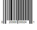 Barcode Image for UPC code 020300000241