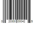 Barcode Image for UPC code 020300000425