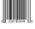 Barcode Image for UPC code 020301000066