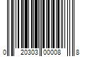 Barcode Image for UPC code 020303000088