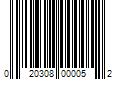 Barcode Image for UPC code 020308000052