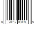 Barcode Image for UPC code 020312000093