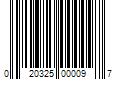 Barcode Image for UPC code 020325000097