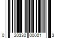 Barcode Image for UPC code 020330000013