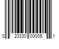 Barcode Image for UPC code 020330000051