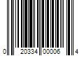 Barcode Image for UPC code 020334000064