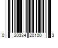 Barcode Image for UPC code 020334201003