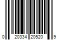 Barcode Image for UPC code 020334205209