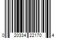 Barcode Image for UPC code 020334221704