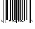 Barcode Image for UPC code 020334258403