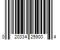 Barcode Image for UPC code 020334259004