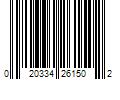 Barcode Image for UPC code 020334261502