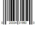 Barcode Image for UPC code 020334319500