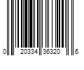 Barcode Image for UPC code 020334363206