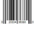 Barcode Image for UPC code 020334363800