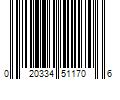 Barcode Image for UPC code 020334511706