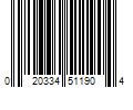 Barcode Image for UPC code 020334511904