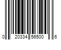 Barcode Image for UPC code 020334565006