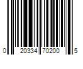 Barcode Image for UPC code 020334702005