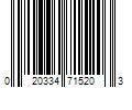 Barcode Image for UPC code 020334715203