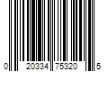 Barcode Image for UPC code 020334753205