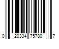 Barcode Image for UPC code 020334757807