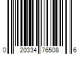 Barcode Image for UPC code 020334765086