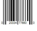 Barcode Image for UPC code 020334776600