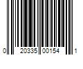 Barcode Image for UPC code 020335001541