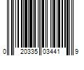 Barcode Image for UPC code 020335034419