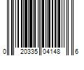 Barcode Image for UPC code 020335041486