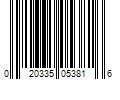 Barcode Image for UPC code 020335053816