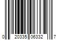 Barcode Image for UPC code 020335063327