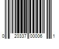 Barcode Image for UPC code 020337000061